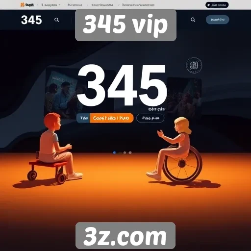 Acessibilidade e navegação no site 345 vip